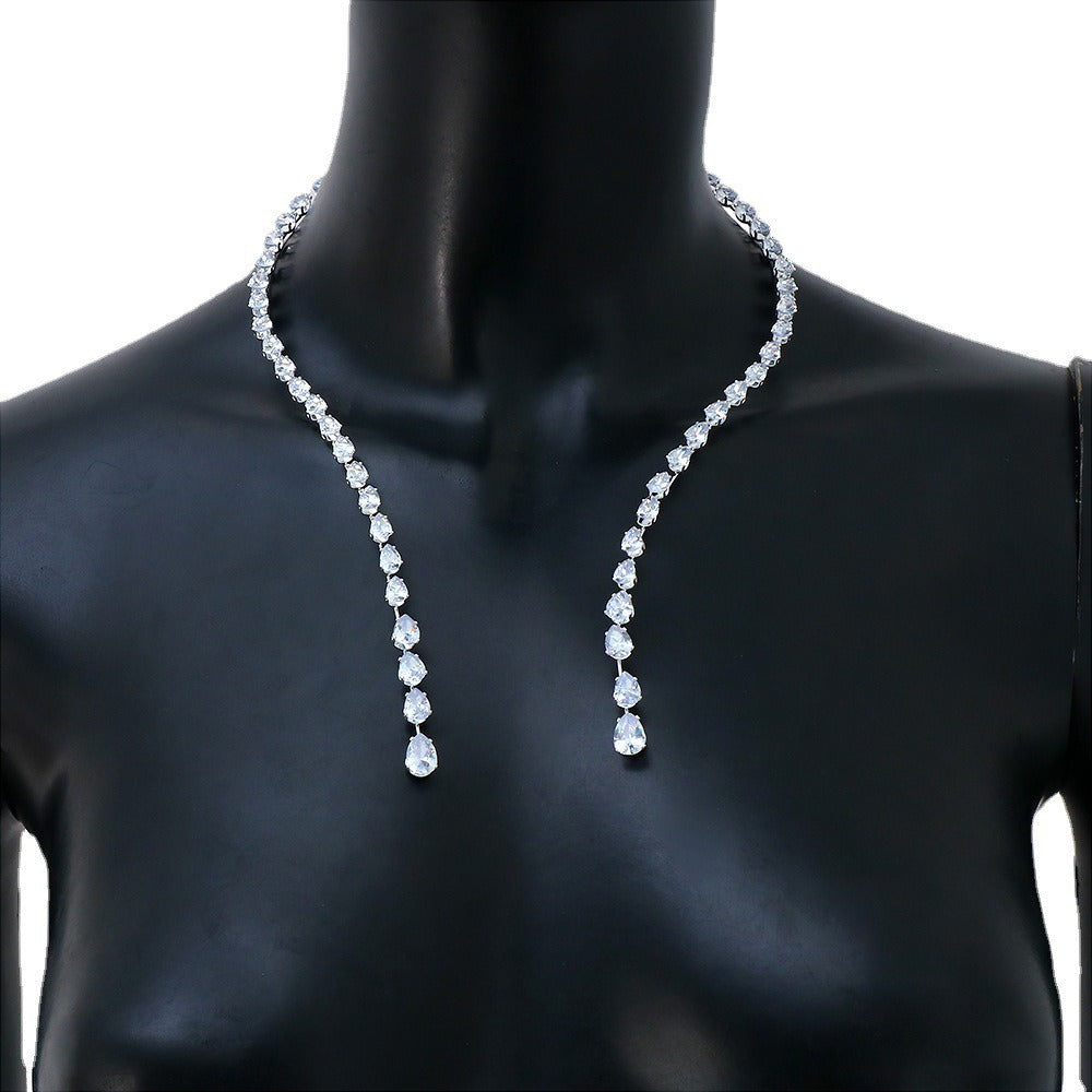 New Popular Zircon Necklace Versatile Fashion