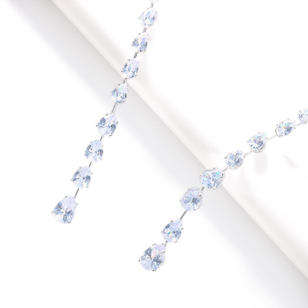 New Popular Zircon Necklace Versatile Fashion