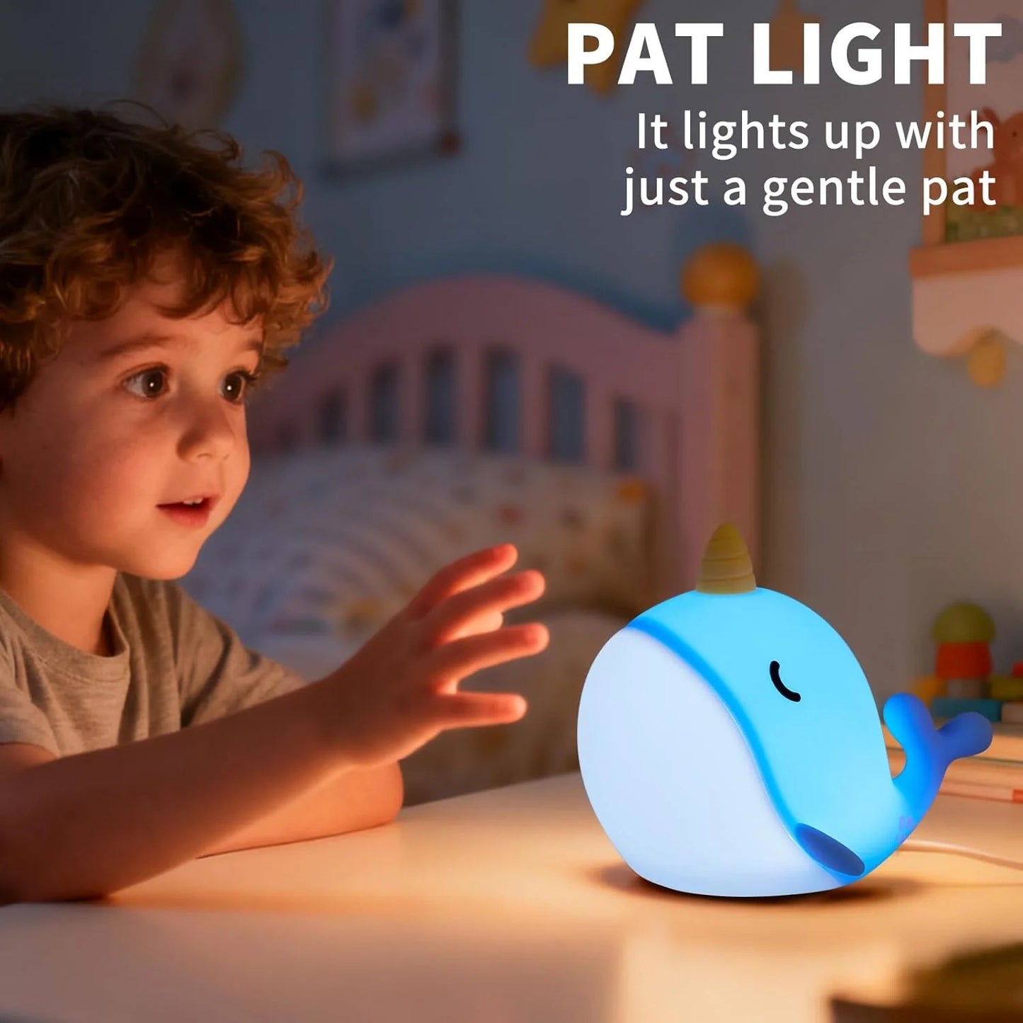 Narwhal Silicone Night Light